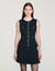Decorative tweed waistcoat