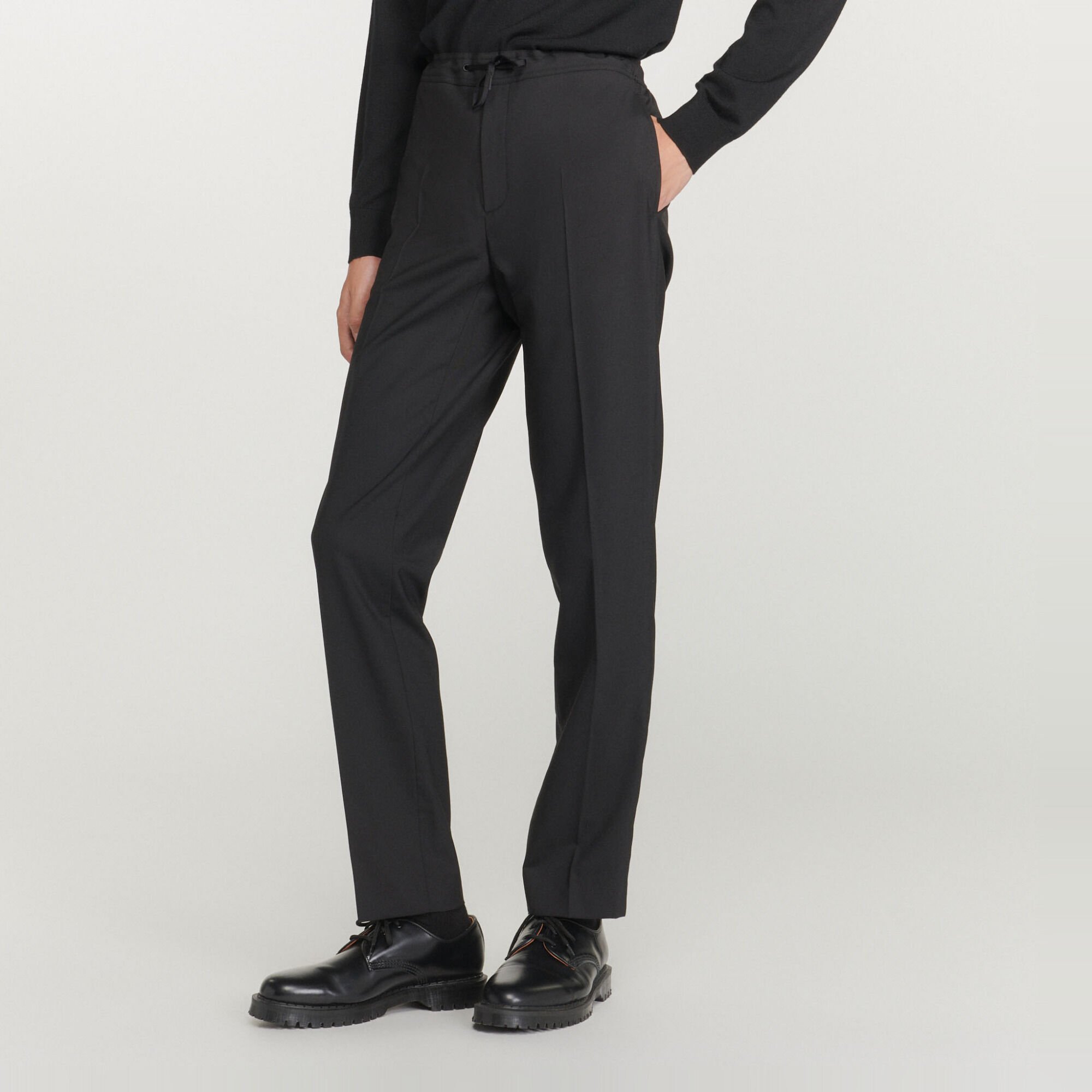 Trousers with elasticated waist