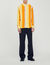 Flowing striped long-sleeved shirt
