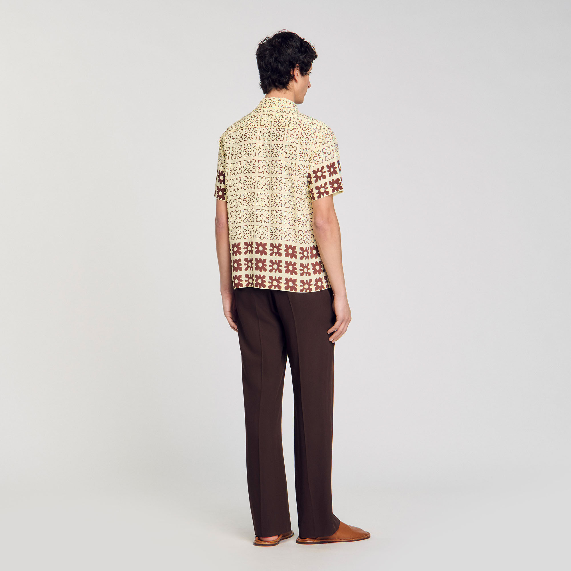 Floral motif shirt