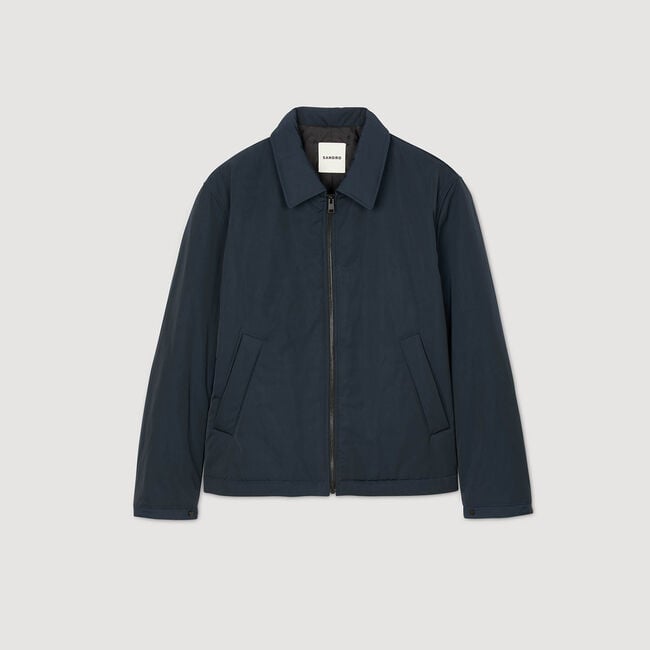 Quilted zip jacket