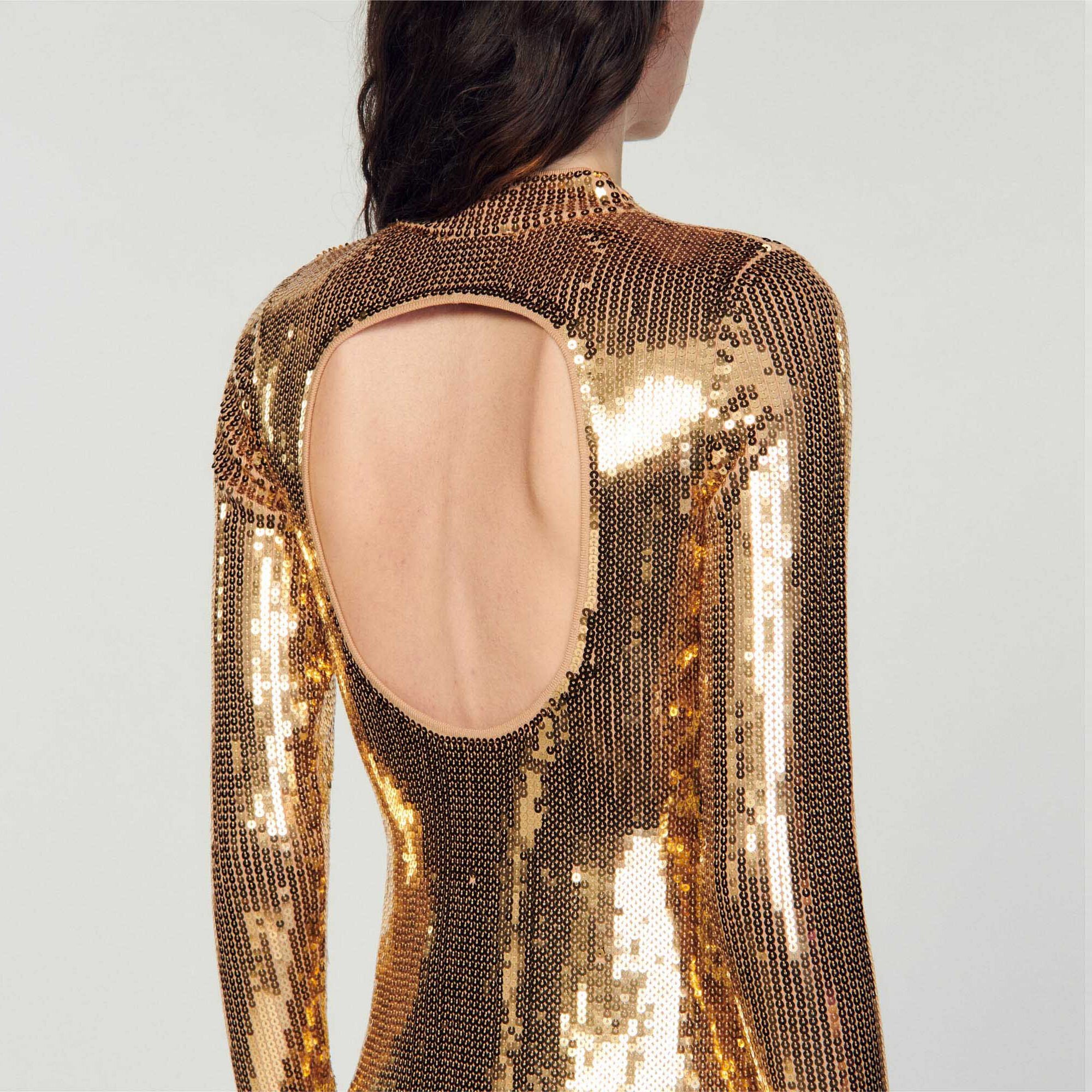 Sequin midi dress