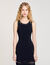 Fringed knit dress