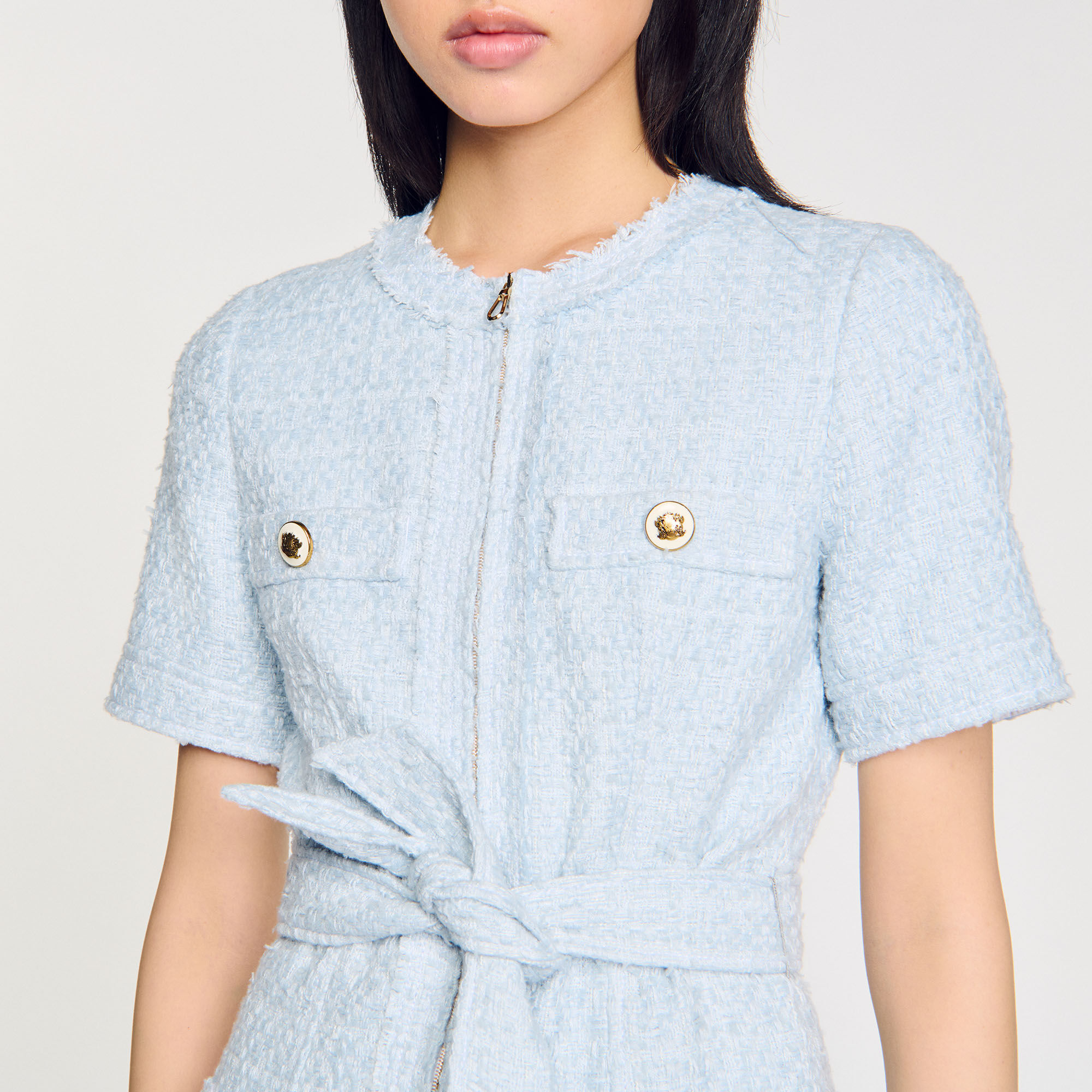 Short tweed dress