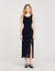 Fringed knit dress