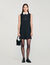 Short dress with contrast collar