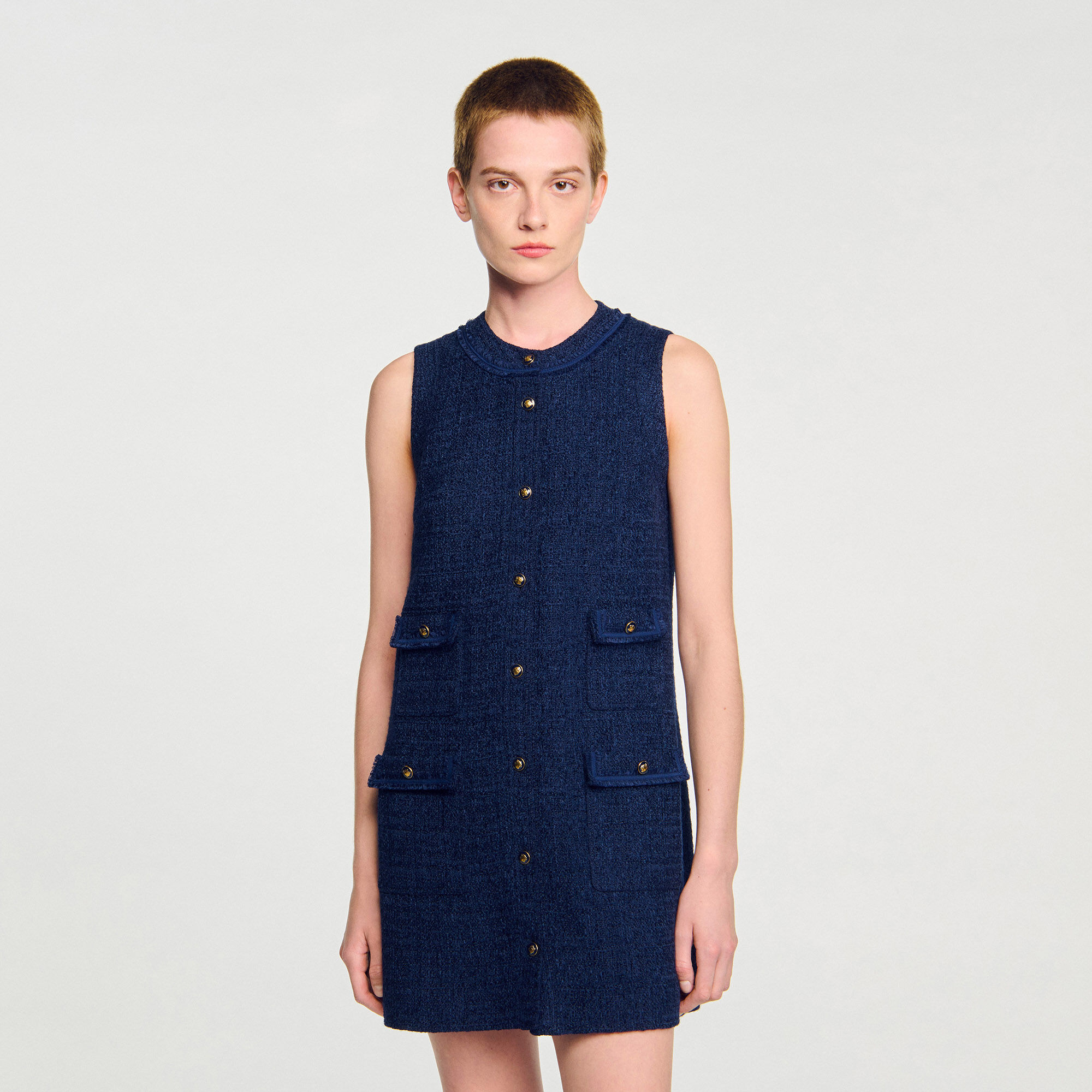 Short tweed dress