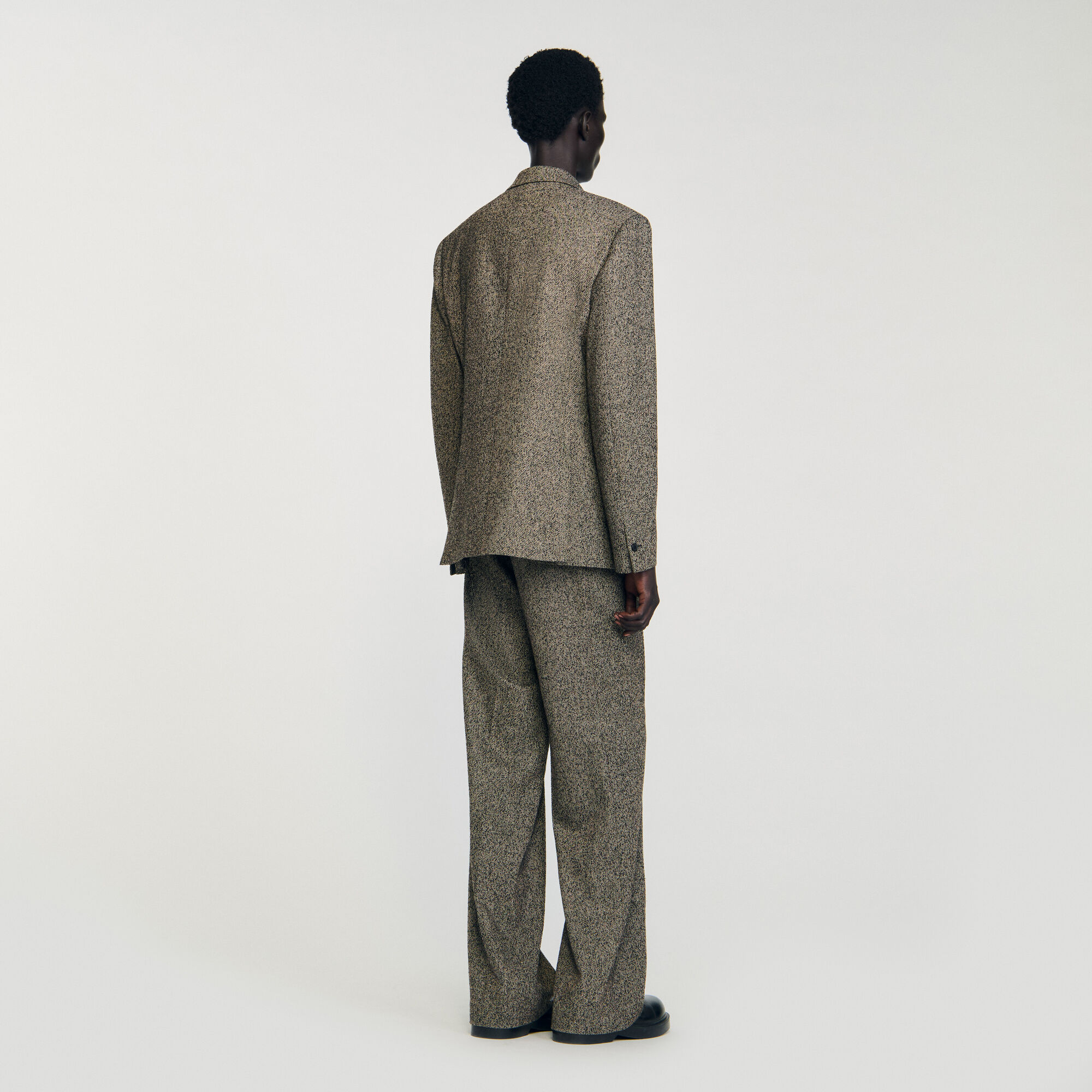 Double-breasted suit jacket