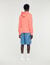 Hooded sweatshirt with rubber logo