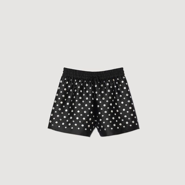 Large round stud shorts