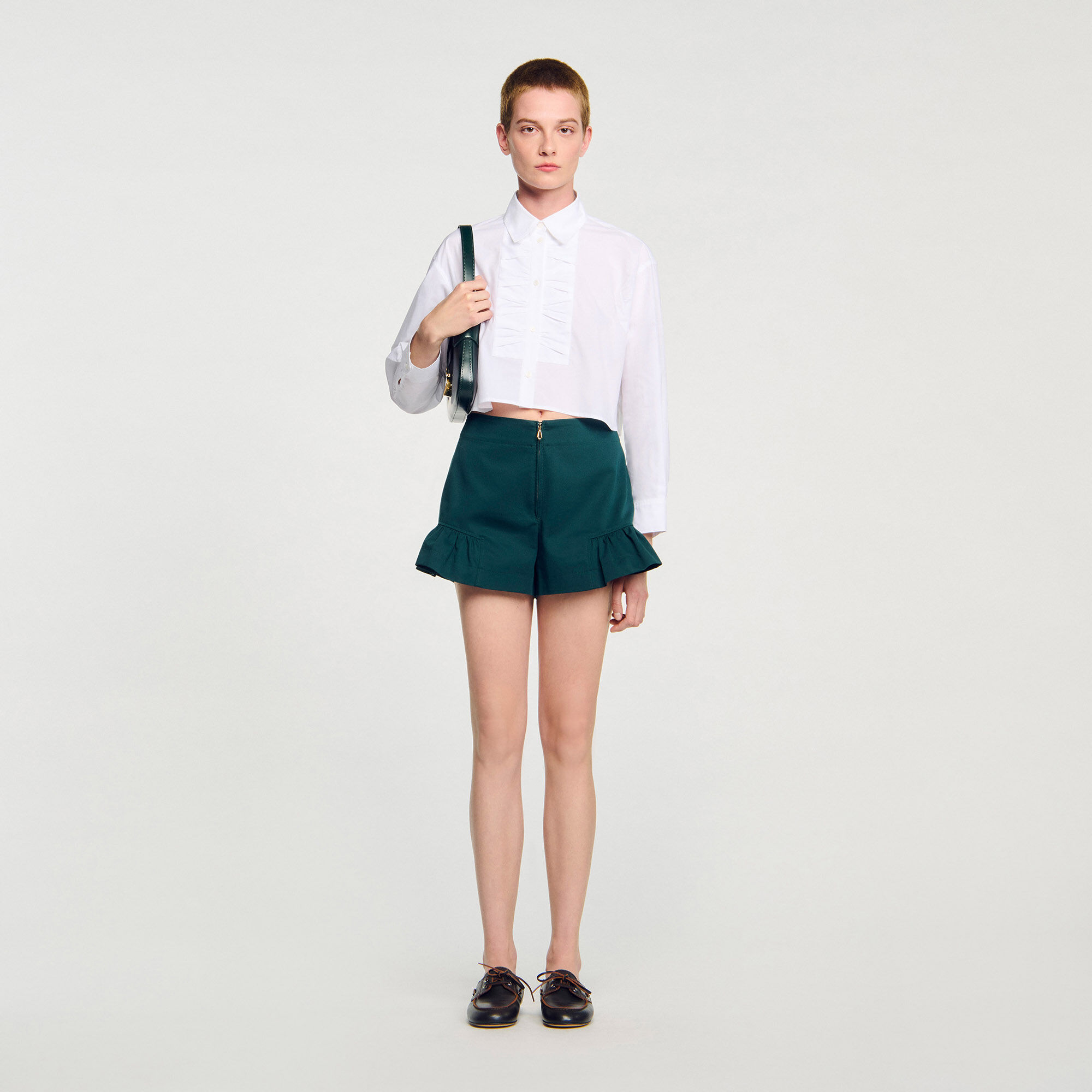 関税・送料込み!【国内発送】SANDRO Short Pleated ワンピース Short dresses for women | Sandro Paris