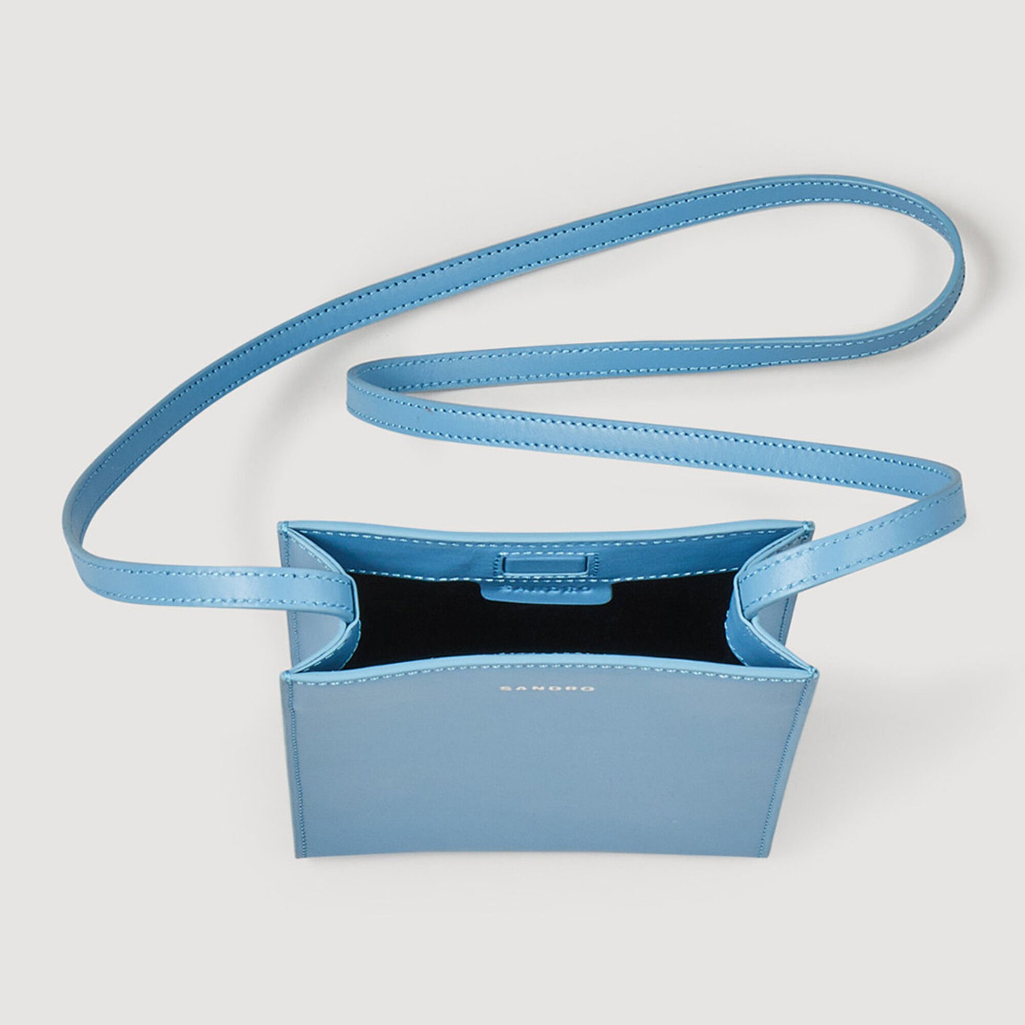 Small smooth leather bag