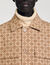 Square Cross jacquard overshirt
