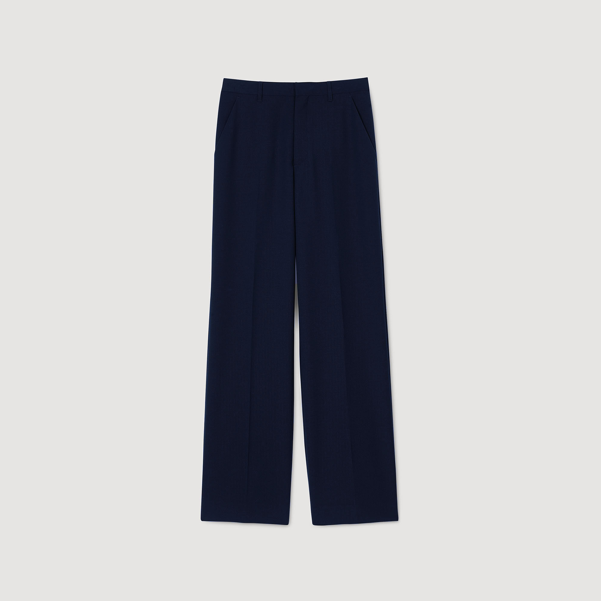 Wool suit trousers