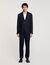 Oversized wool suit jacket