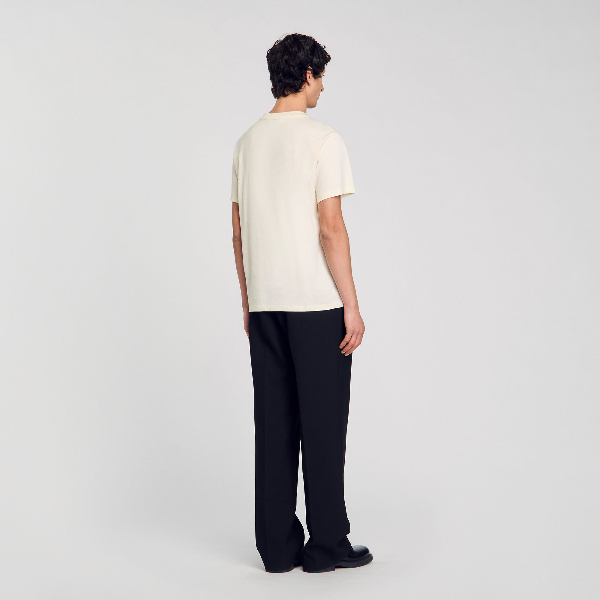 T-shirt with flower detail