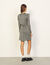 Short flowing printed dress
