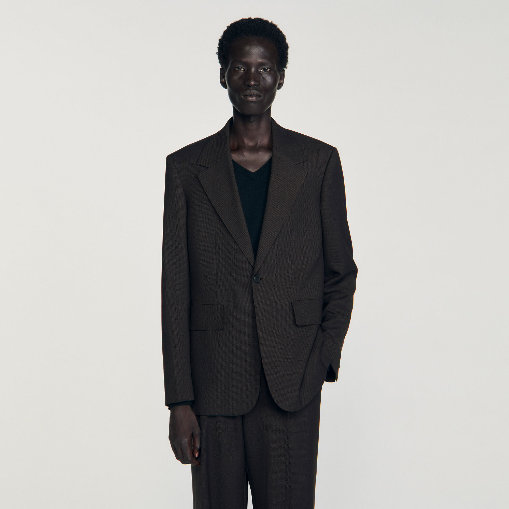 Wool suit jacket