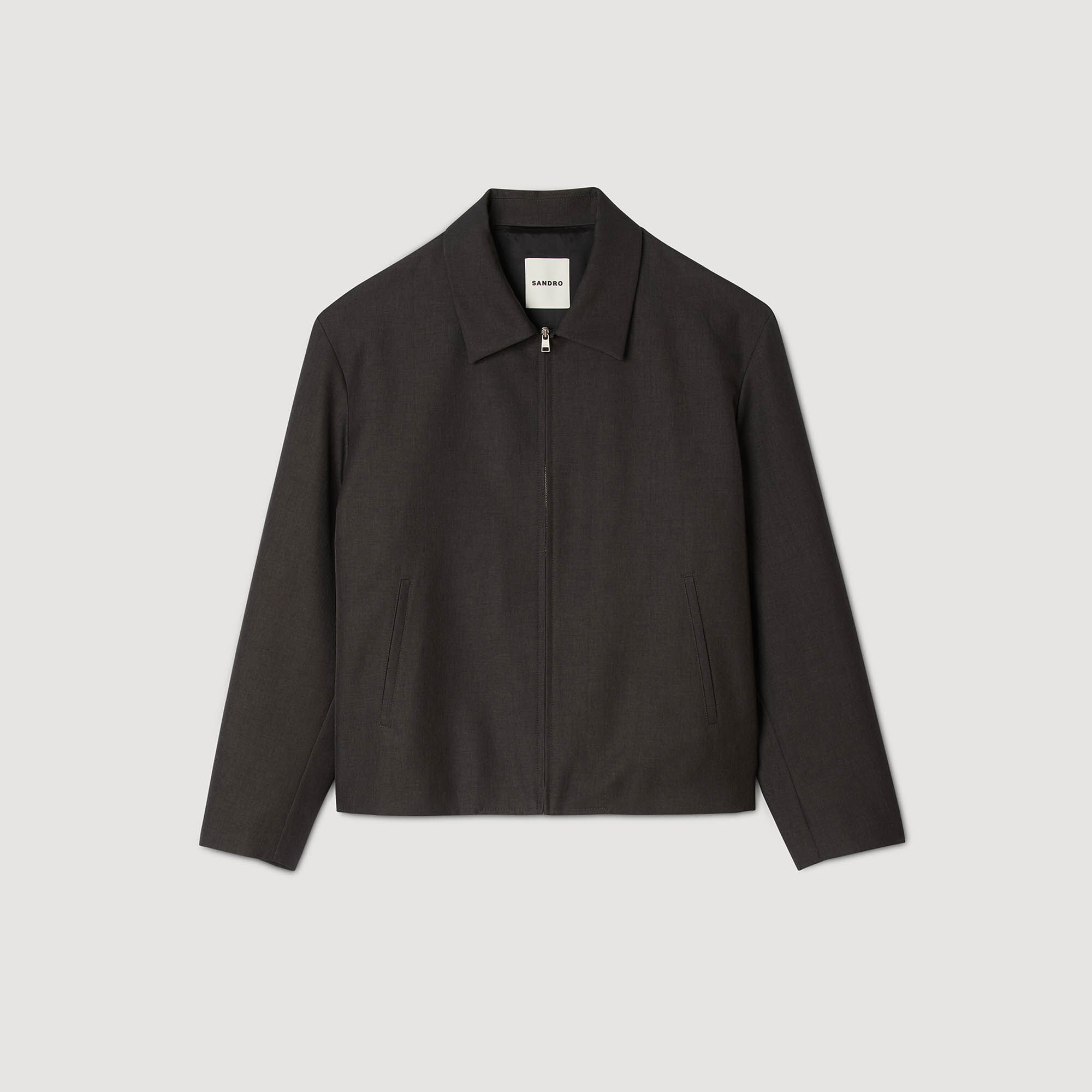Technical zip-up jacket