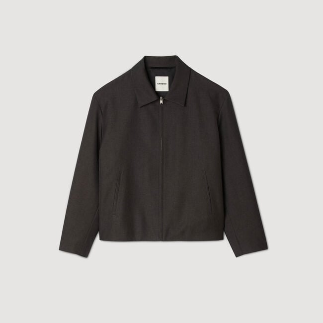 Technical zip-up jacket