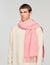 Wool and cashmere scarf