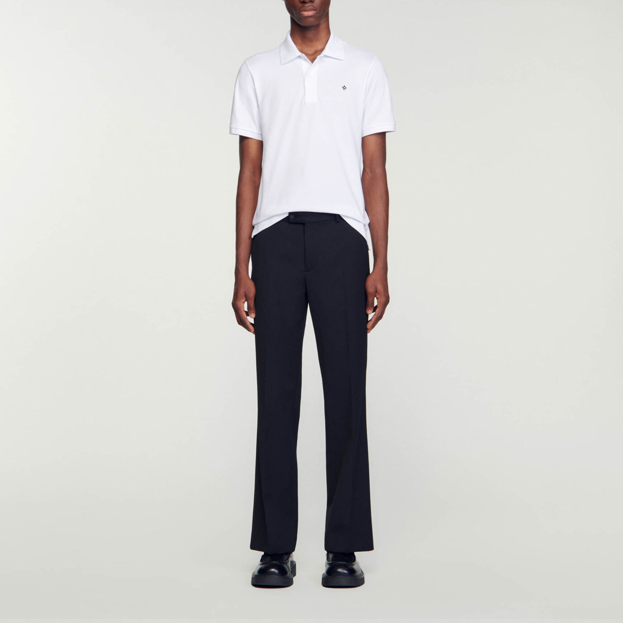 Polo shirt with Square Cross patch - Men | Sandro