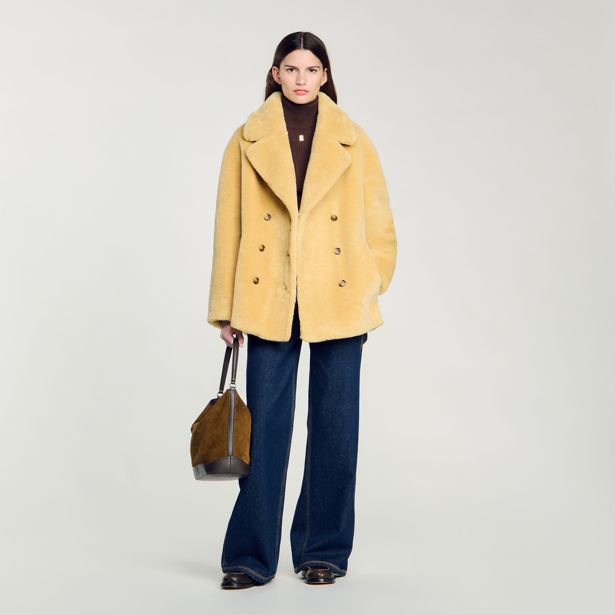 Sandro duffle coat discount