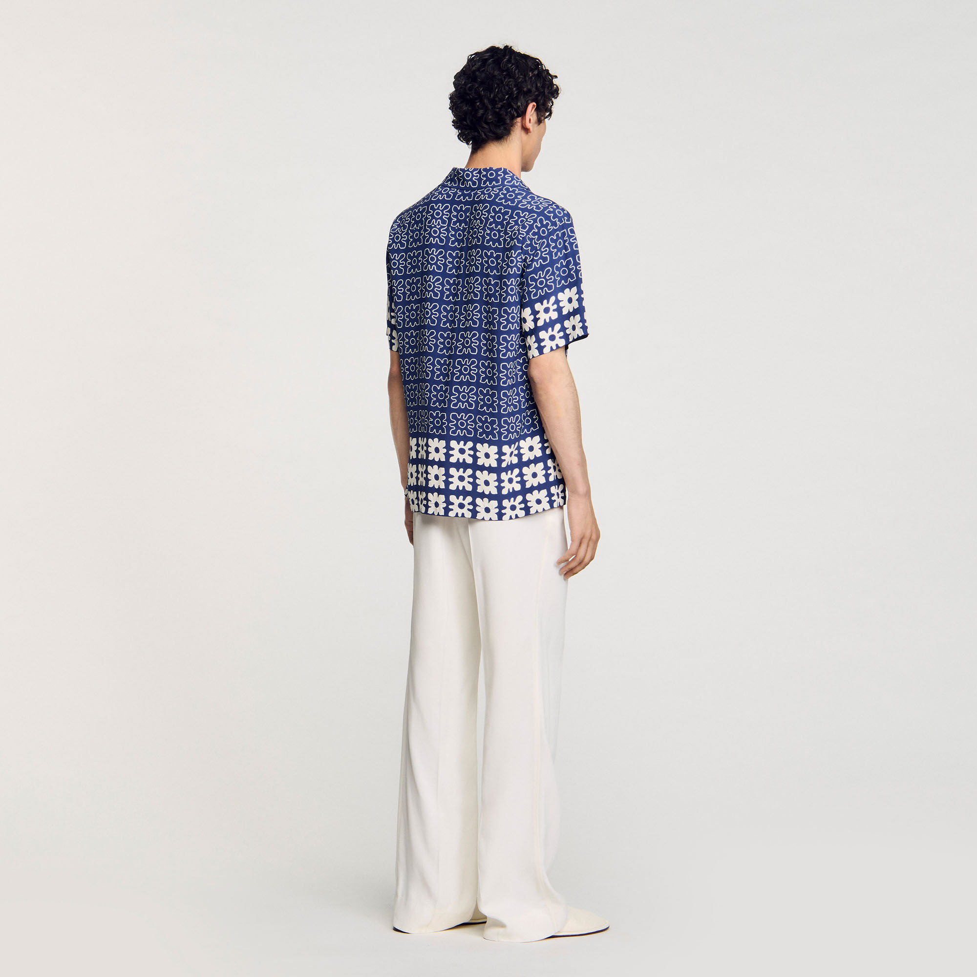 Floral motif shirt