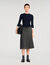 2-in-1 mixed wool jumper