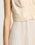 Pleated maxi dress