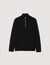 Zipped standing collar wool jumper - Men | Sandro