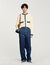 Cardigan with denim details