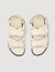 Plain leather lambskin sandals