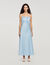 Satin-effect maxi dress
