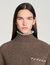Oversized turtleneck jumper