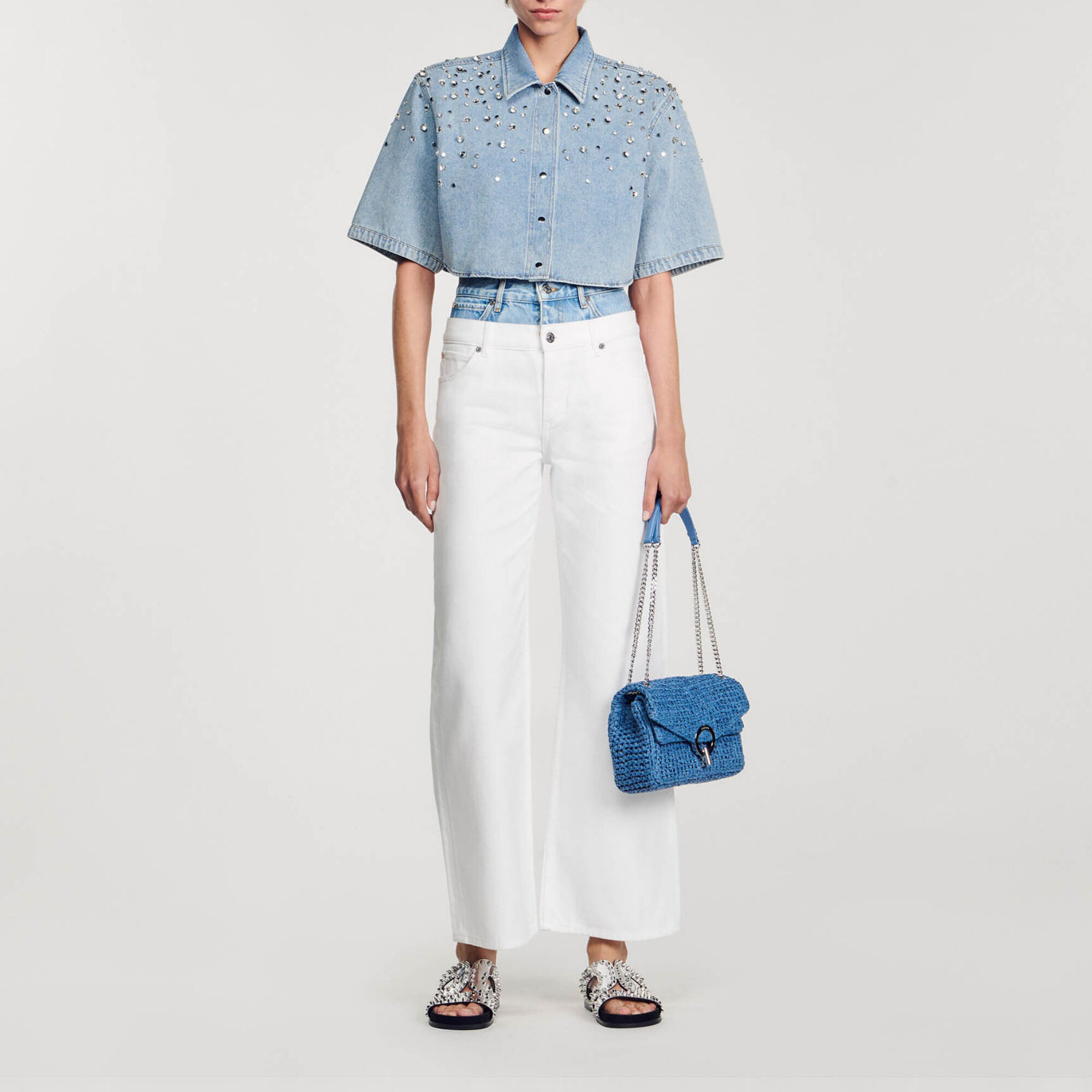 Cotton blouse for women Sandro Paris