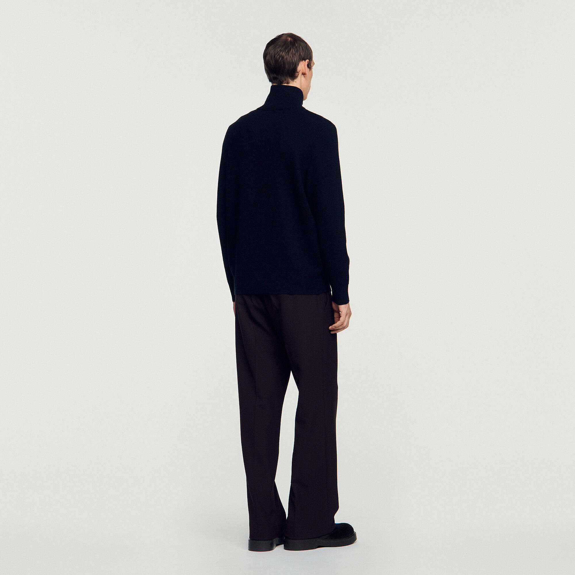 Jumper with standing collar - Mixte | Sandro