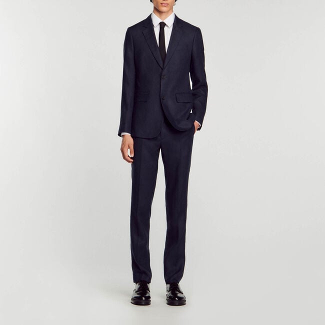 Linen suit jacket