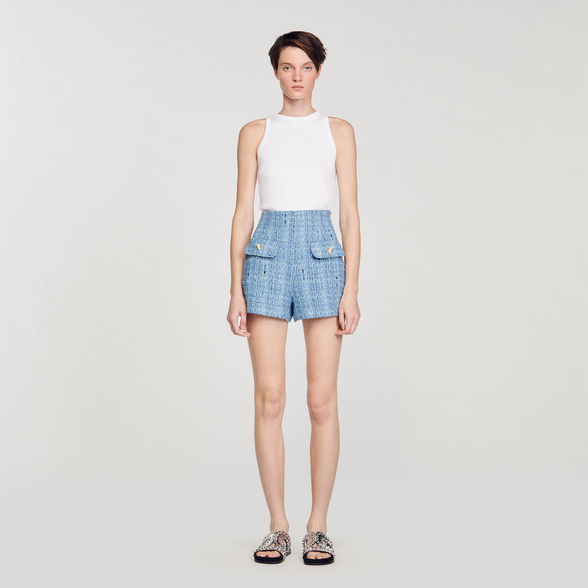 Tweed shorts