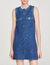 Short tweed trapeze dress