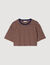 Striped rhinestone T-shirt