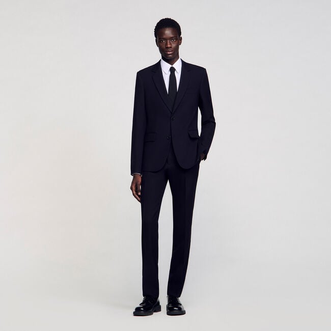 Wool suit jacket