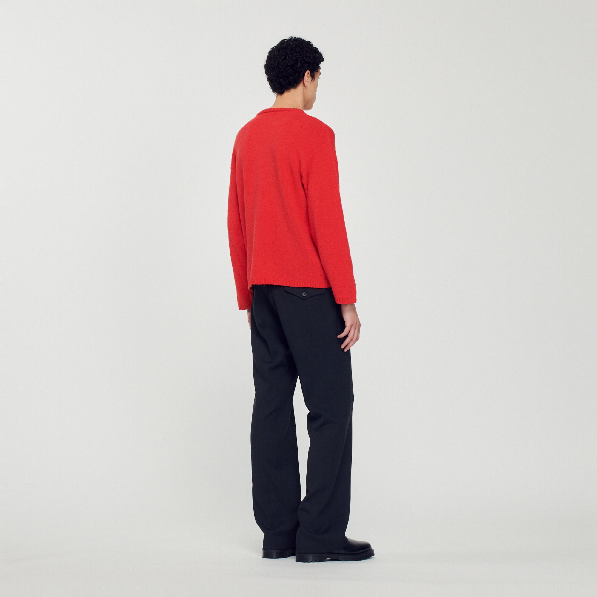 Bouclé knit sweater