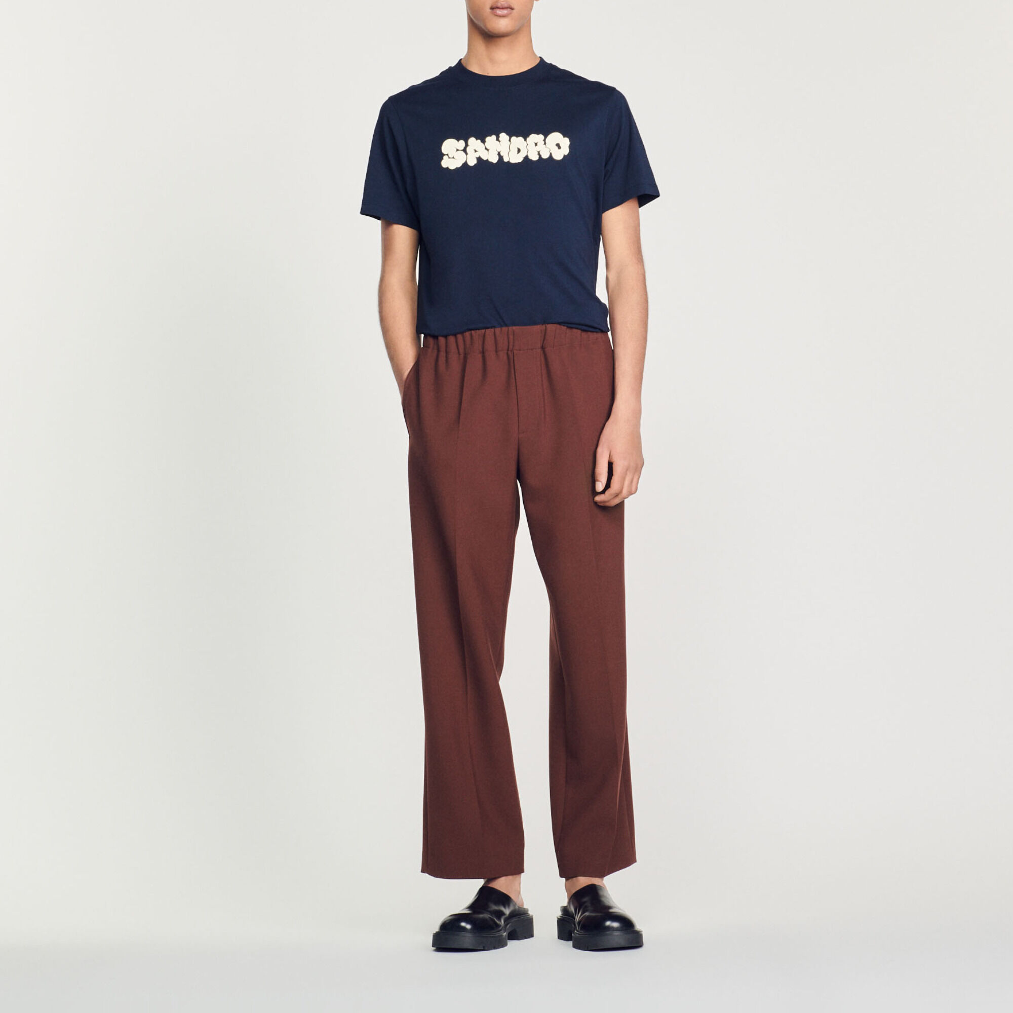 Sandro embroidery T-shirt