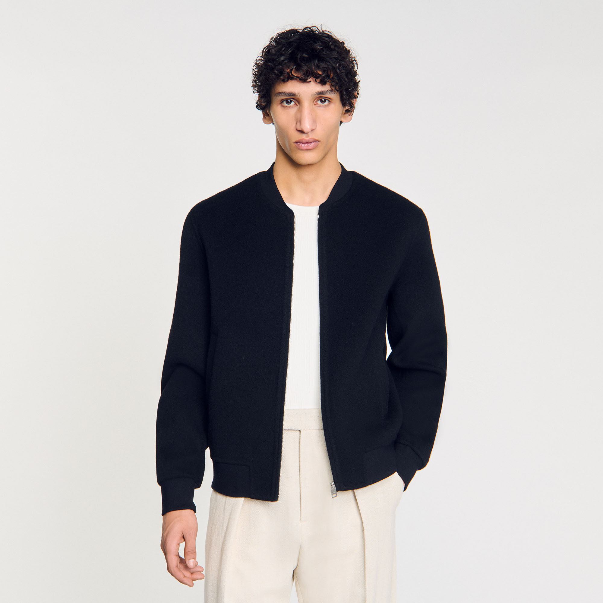 Double-faced wool jacket
