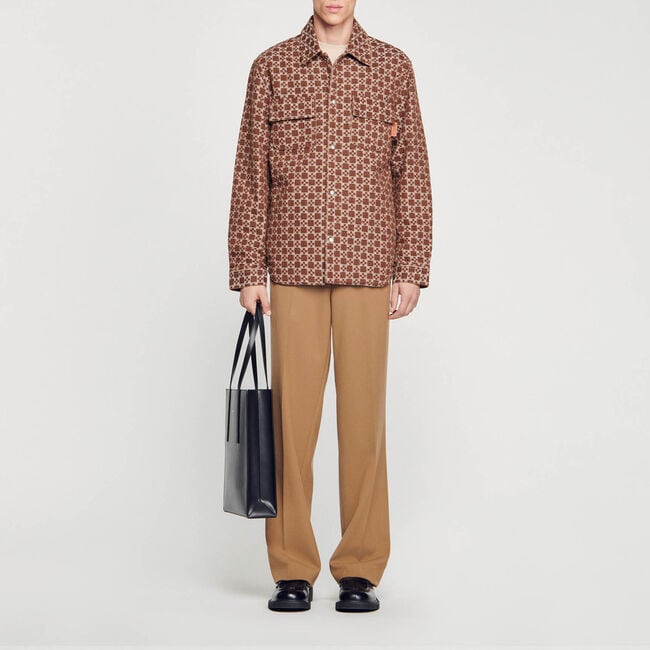 Square Cross overshirt