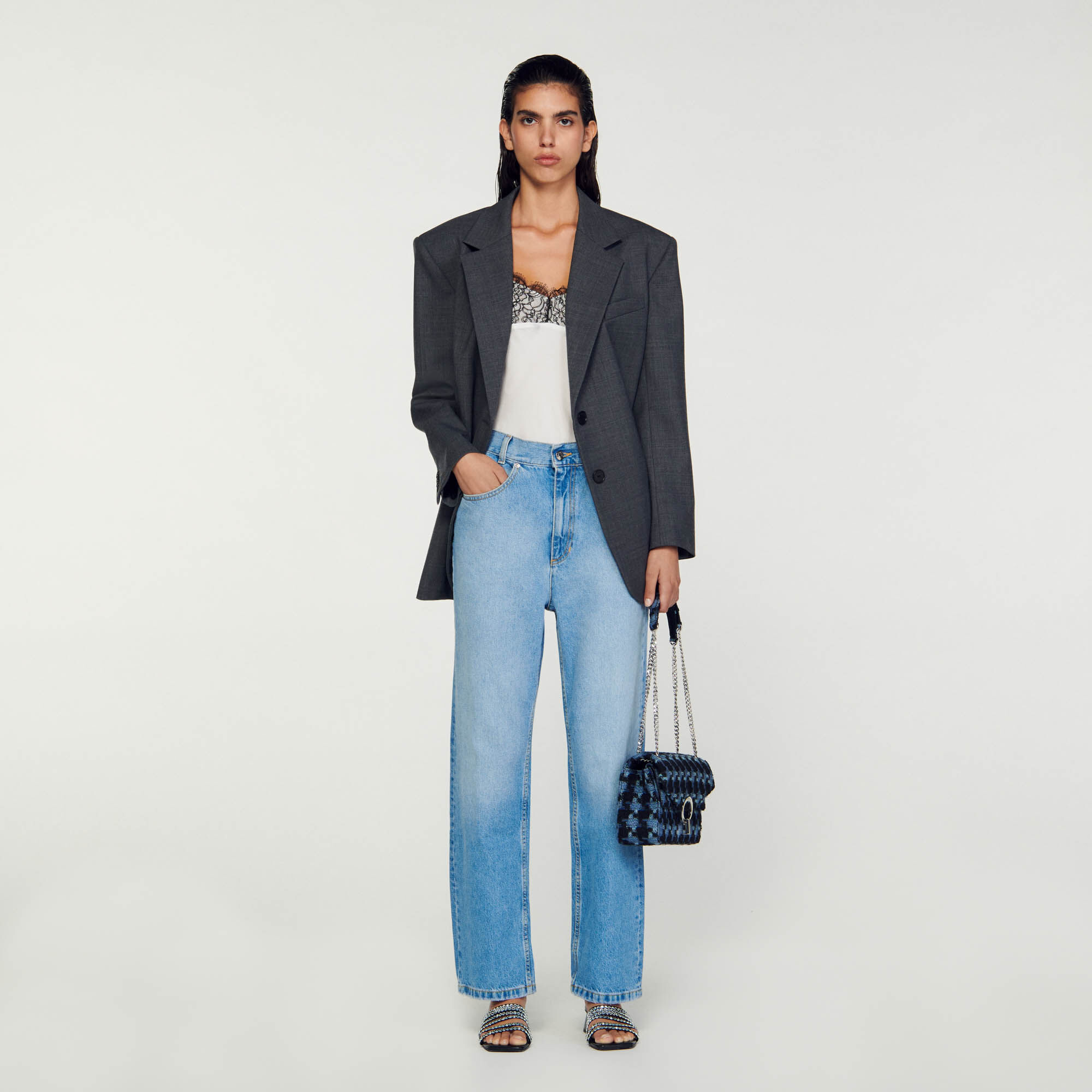Sandro high shop waisted jeans