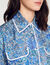 Oversize floral silk shirt