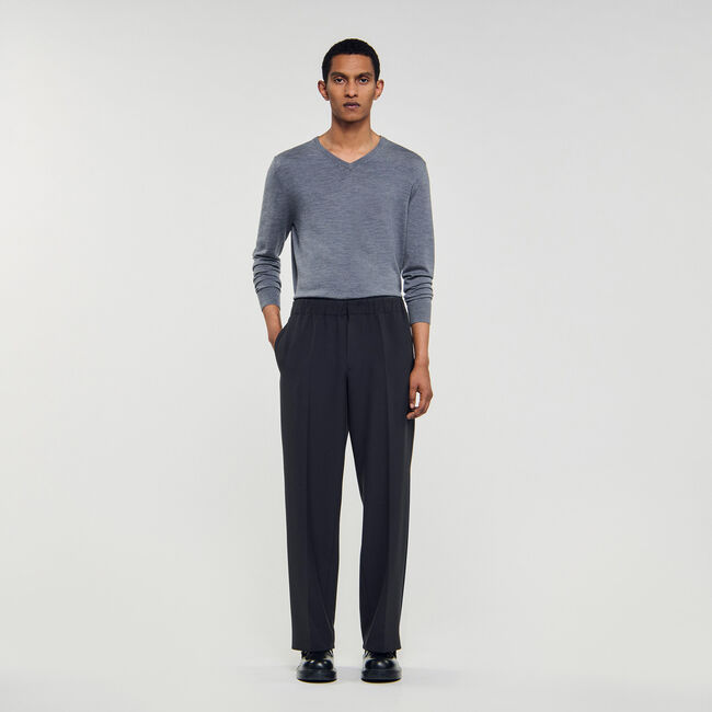 Wide-leg trousers