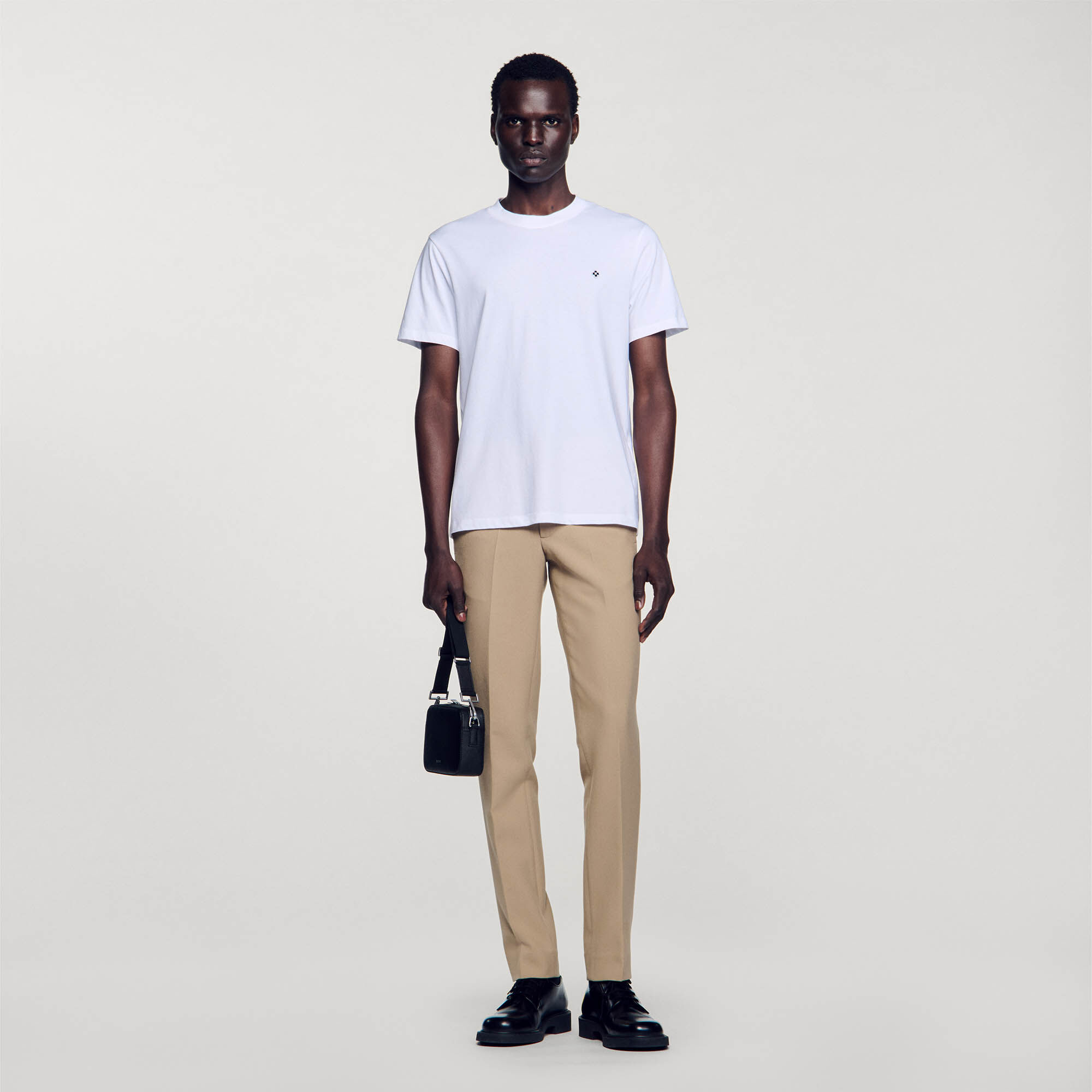 T shirt with Square Cross patch